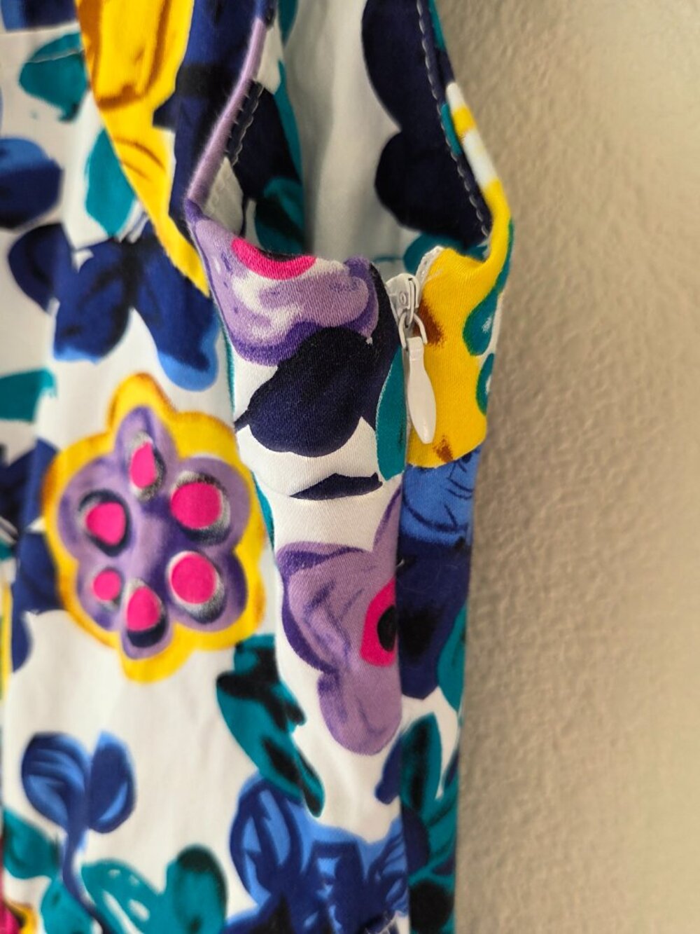 Hearts & Roses Retro Dress Plus Size 18 Bold Floral A-line Pin Up Rockabilly - Picture 5 of 11